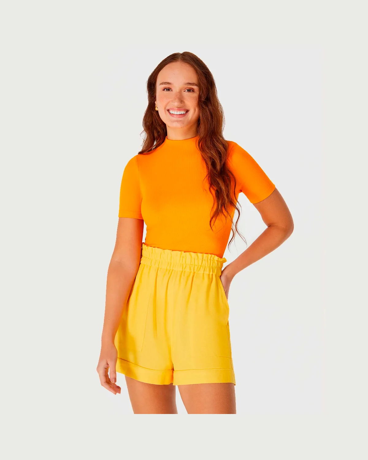 Hering blusa basica feminina gola alta em ribana canelada 4ezv (foto 20)