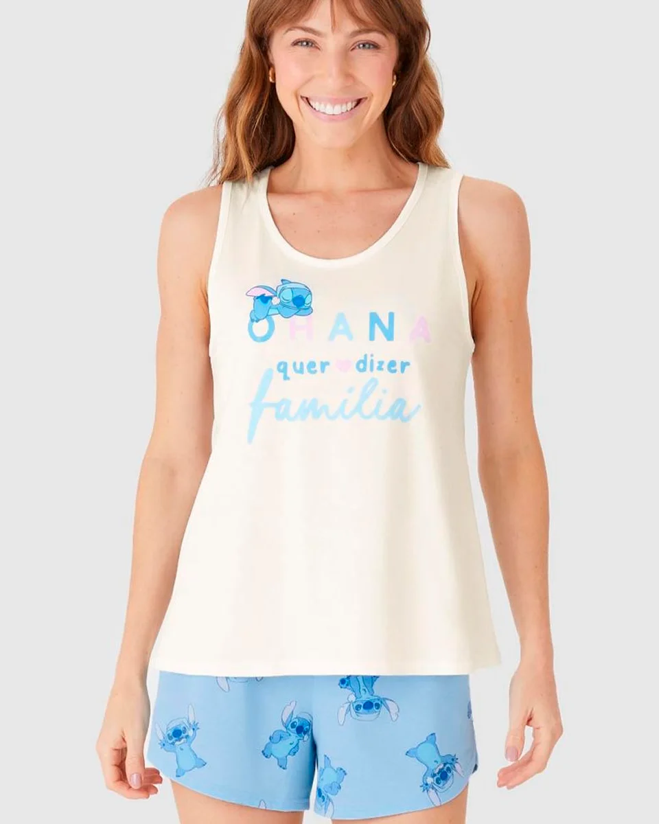 Malwee pijama 1000133429 — OFF/AZUL (foto 2)