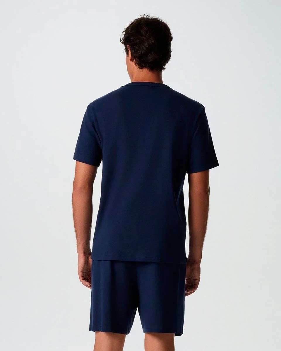 Hering pijama mm masc 7cv1 — AZUL MARINHO (foto 3)
