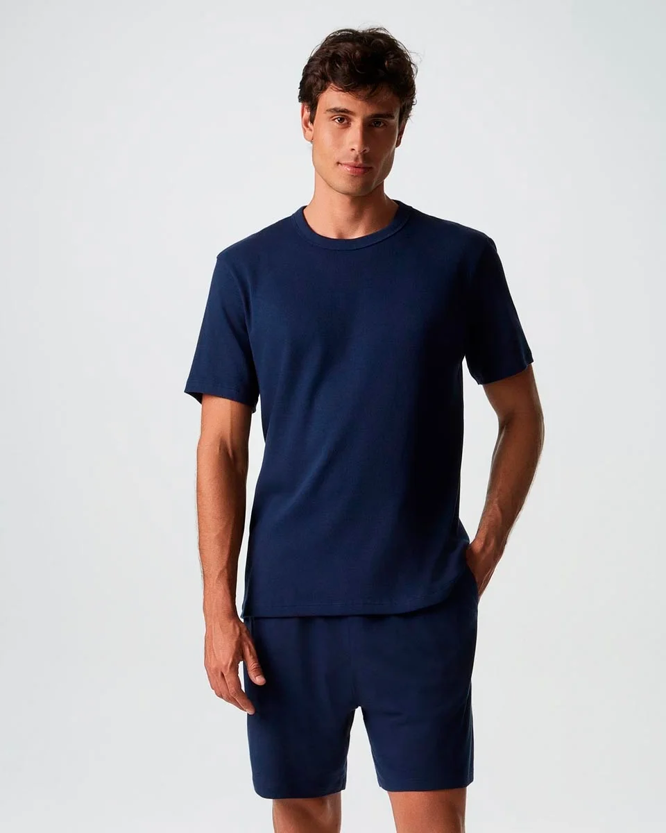 Hering pijama mm masc 7cv1 — AZUL MARINHO (foto 1)