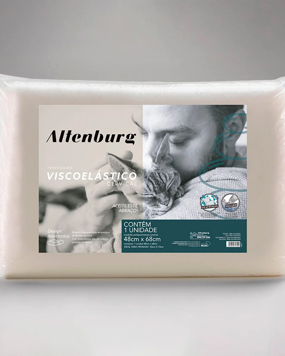 Altenburg travesseiro viscoelastico cervical — MARFIM (foto 1)