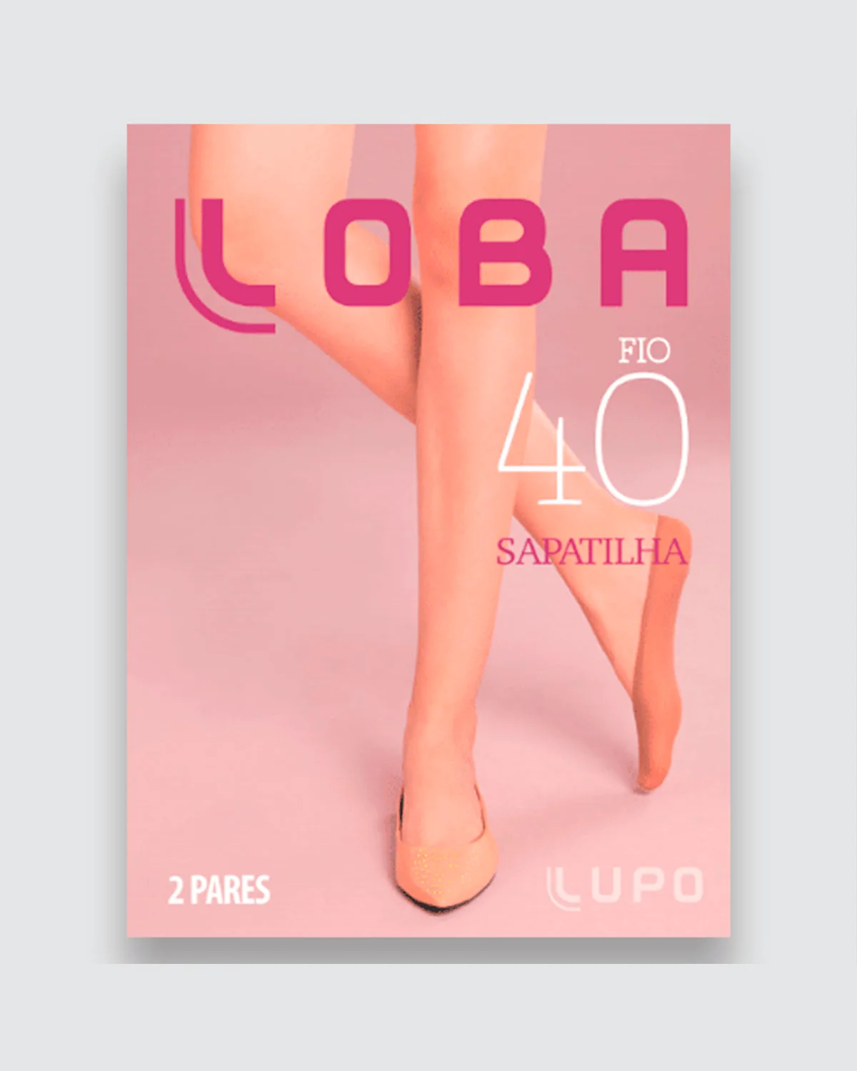 Lupo meia loba af sapatilha k2 05520-001 — PO DE ARROZ (foto 1)