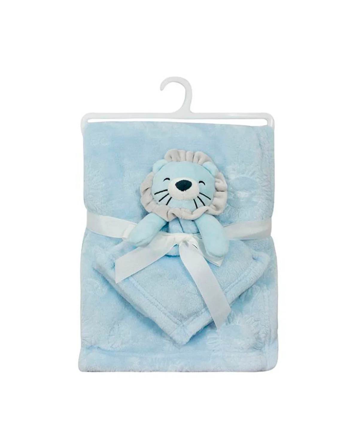 Camesa manta com naninha — AZUL LEAOZINHO (foto 1)