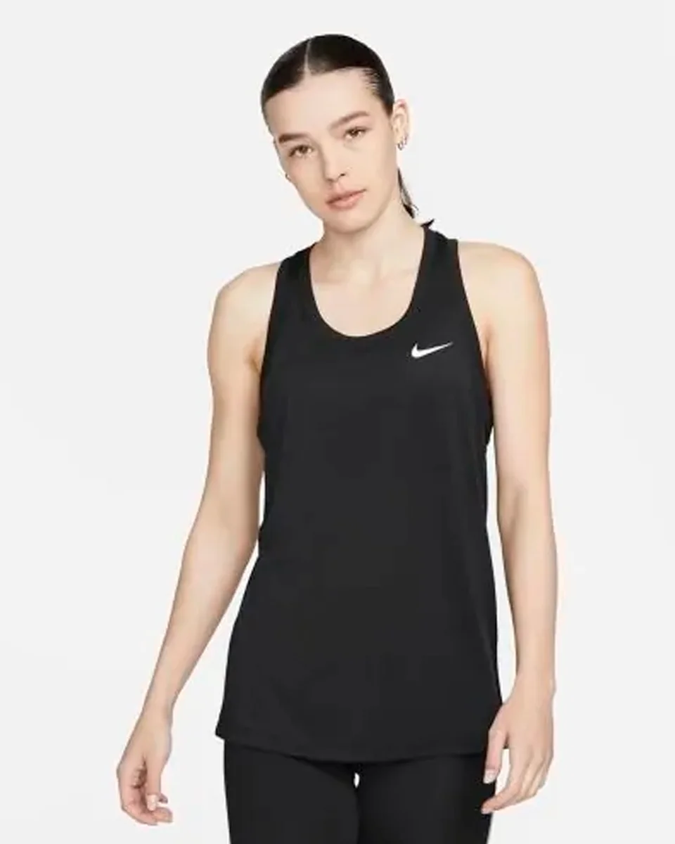 Nike cam sem manga w nk df leg raceback — PRETO (foto 2)