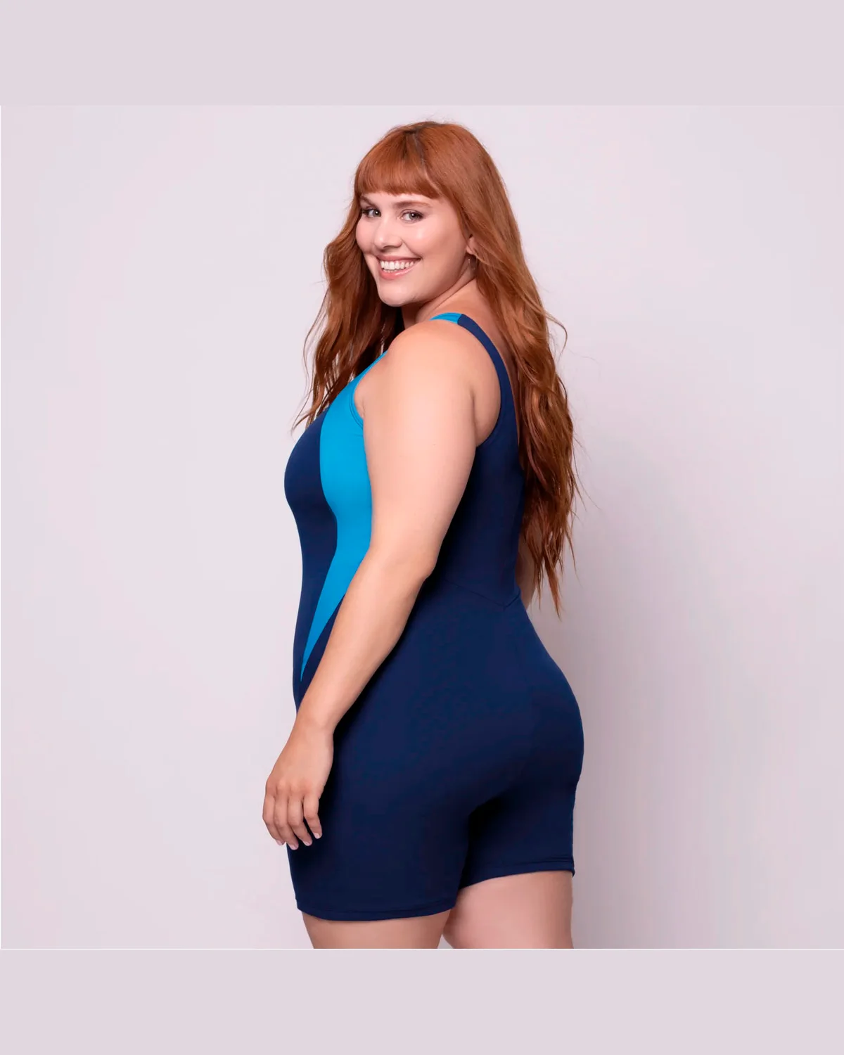 Selene maio natacao plus size 30157.001 — MARINHO/AZUL (foto 2)