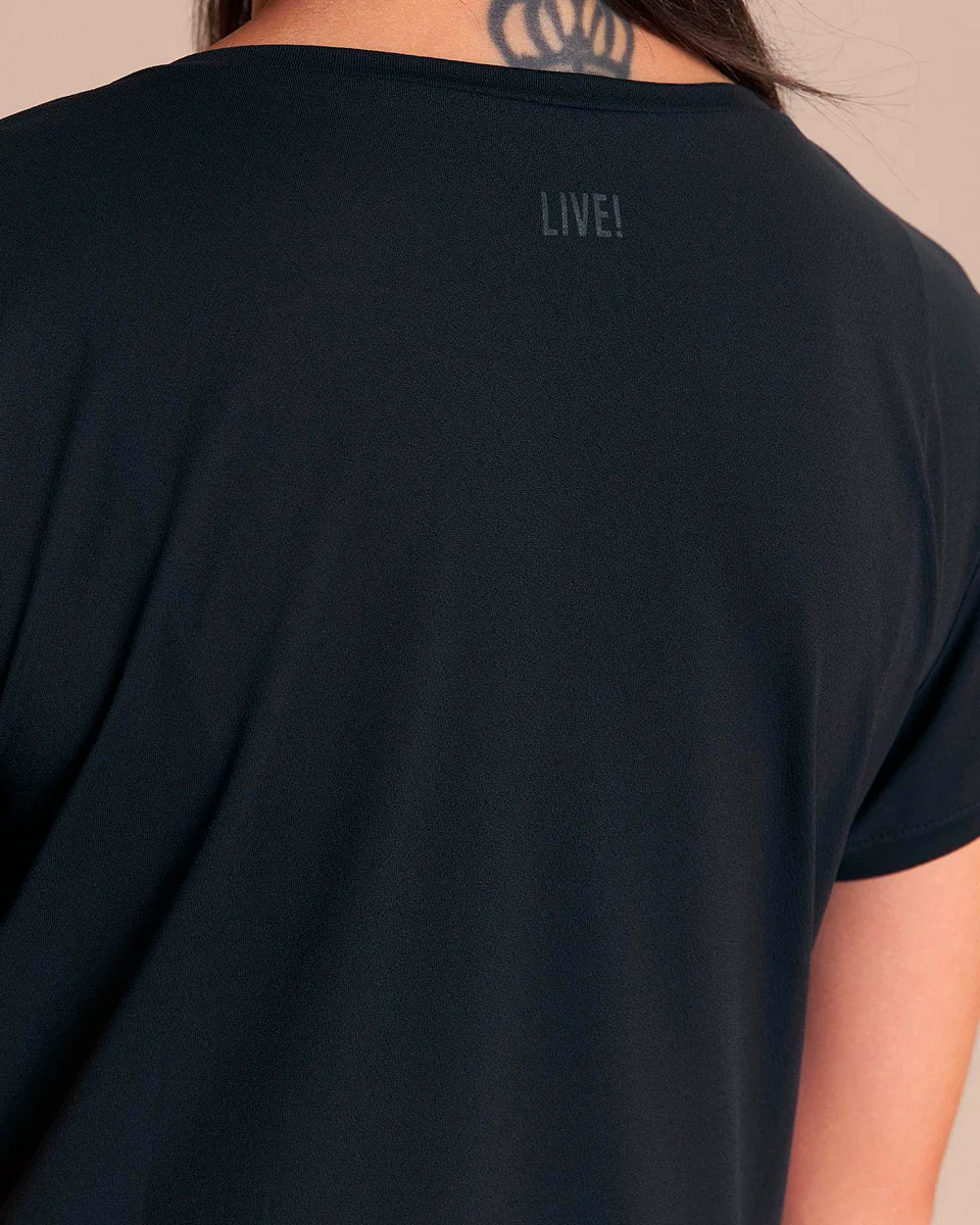 Live camiseta basic comfort — NOIR BLACK (foto 2)