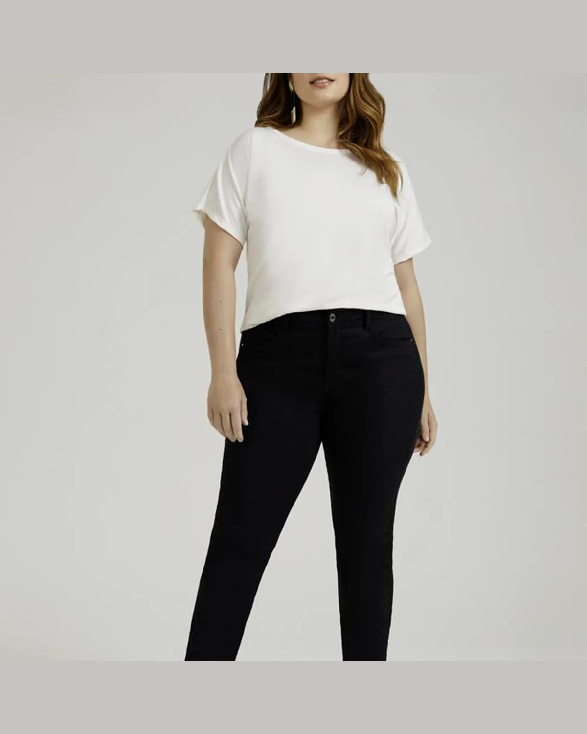 Lunender calca jeans com elastano 1.67794 — PRETO REATIVO (foto 1)