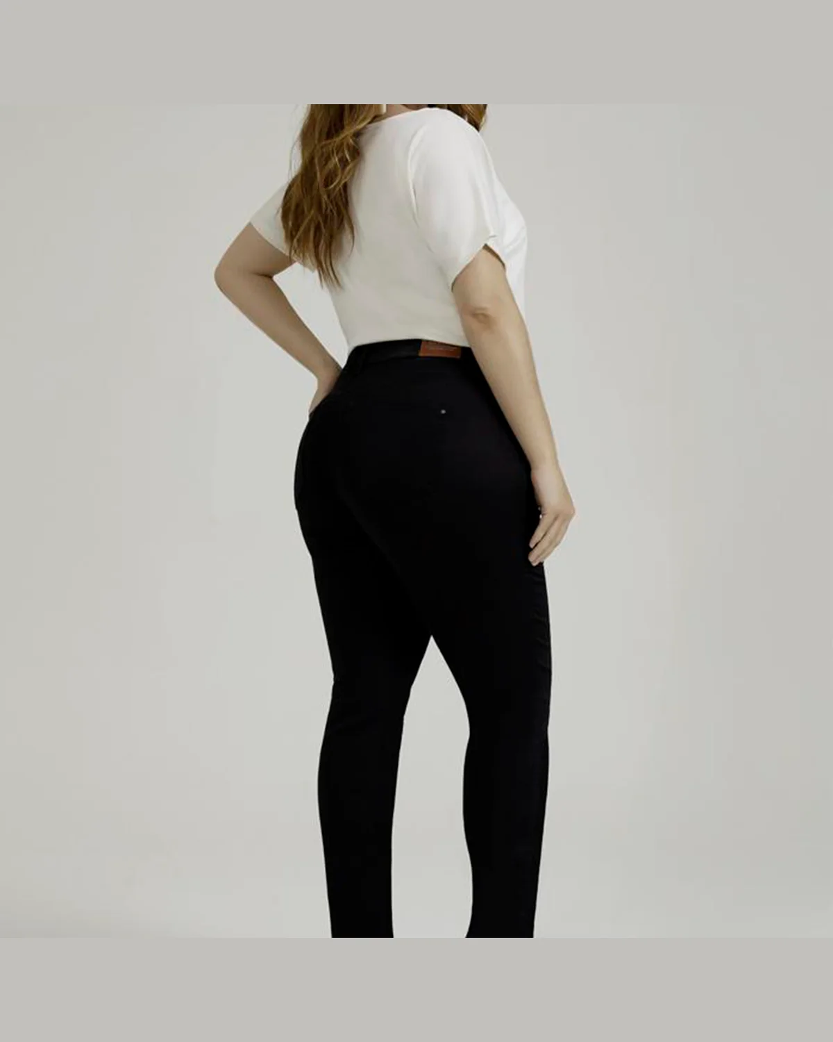 Lunender calca jeans com elastano 1.67794 — PRETO REATIVO (foto 3)
