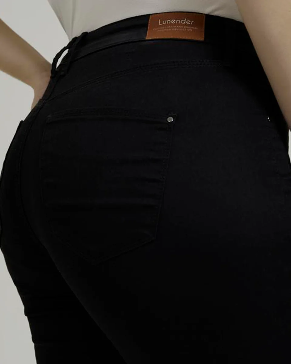 Lunender calca jeans com elastano 1.67794 — PRETO REATIVO (foto 2)