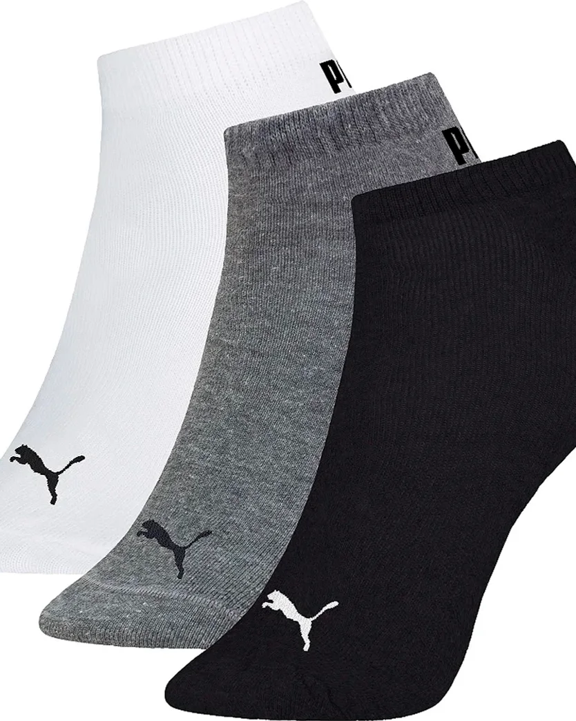 Puma meia sapatilha esportiva masculina kit 3 pares 4520.001 (foto 3)