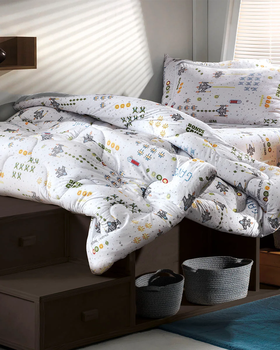 Altenburg jogo de cama simples mundo kids malha (foto 1)