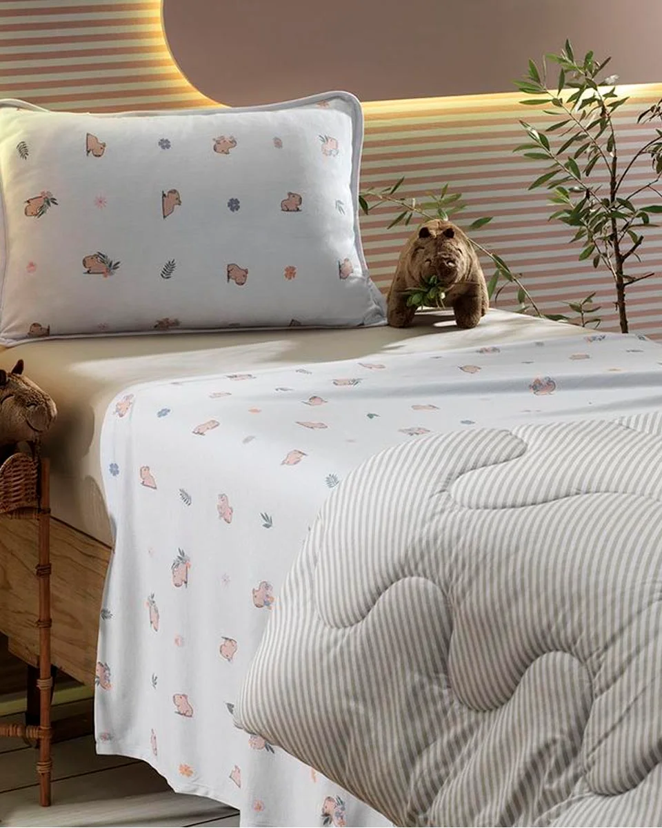 Altenburg jogo de cama simples mundo kids malha (foto 14)