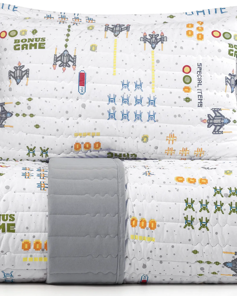 Altenburg jogo de cama simples mundo kids malha (foto 4)