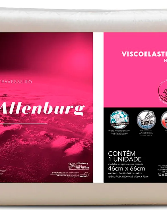 Altenburg travesseiro visco elastico nasa — MARFIM (foto 1)