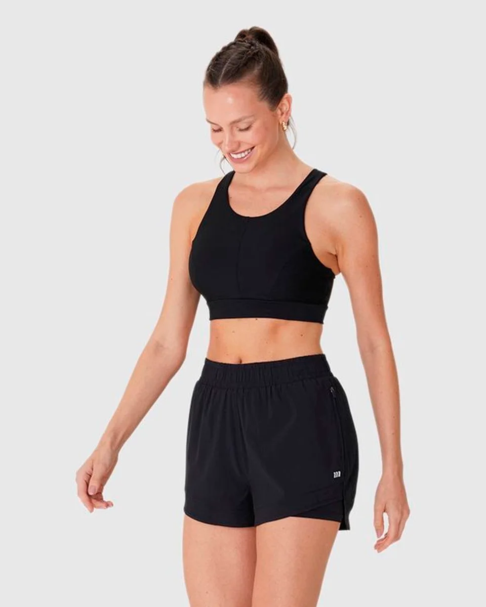 Malwee shorts duplo 1000131524 — PRETO (foto 2)