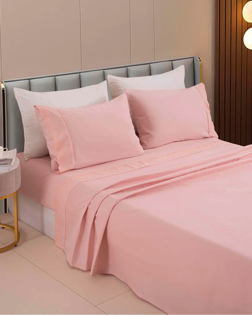 Rozac jogo cama golden bordado ingles (foto 7)