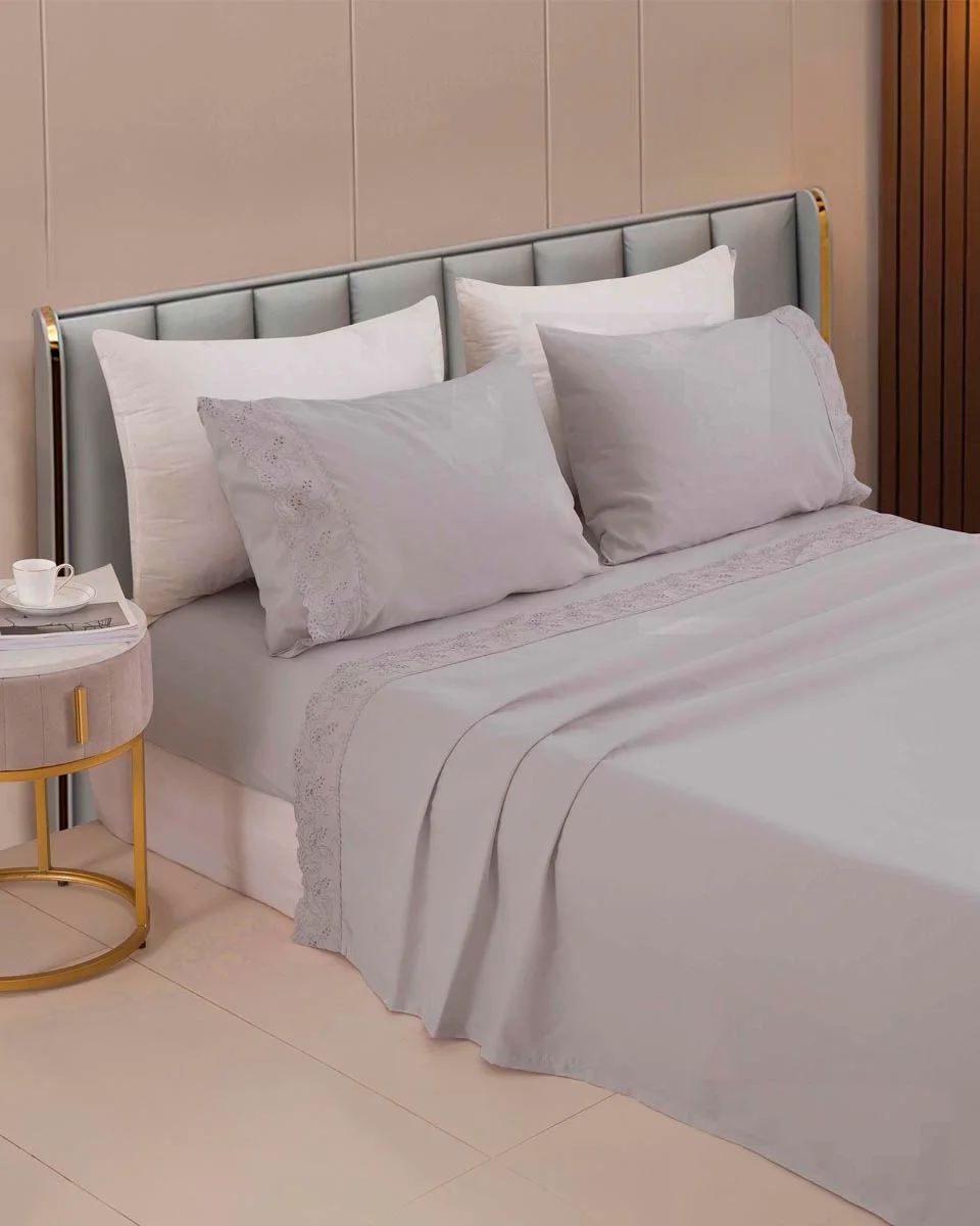 Rozac jogo cama golden bordado ingles (foto 6)