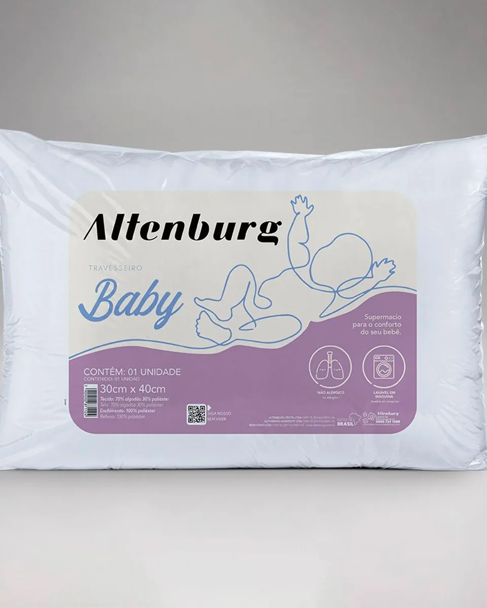 Altenburg travesseiro baby — BRANCO (foto 1)
