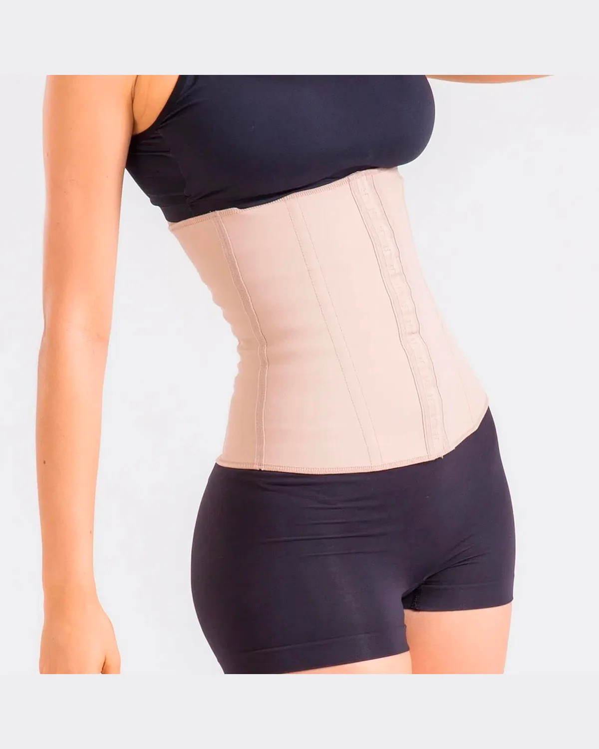 Esbelt cinta cotton body shaper — CHOCOLATE (foto 3)