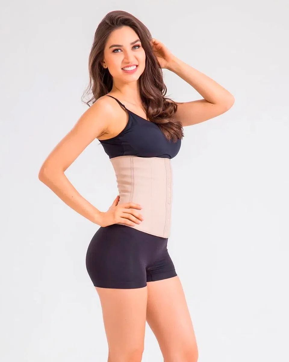 Esbelt cinta cotton body shaper — CHOCOLATE (foto 2)