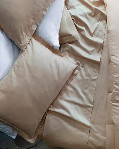 Juma jogo de cama class percal 400 fios — BEGE (foto 1)