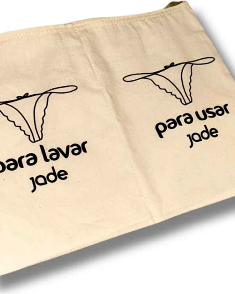 Jade porta calcinha usar/lavar — BEGE (foto 1)