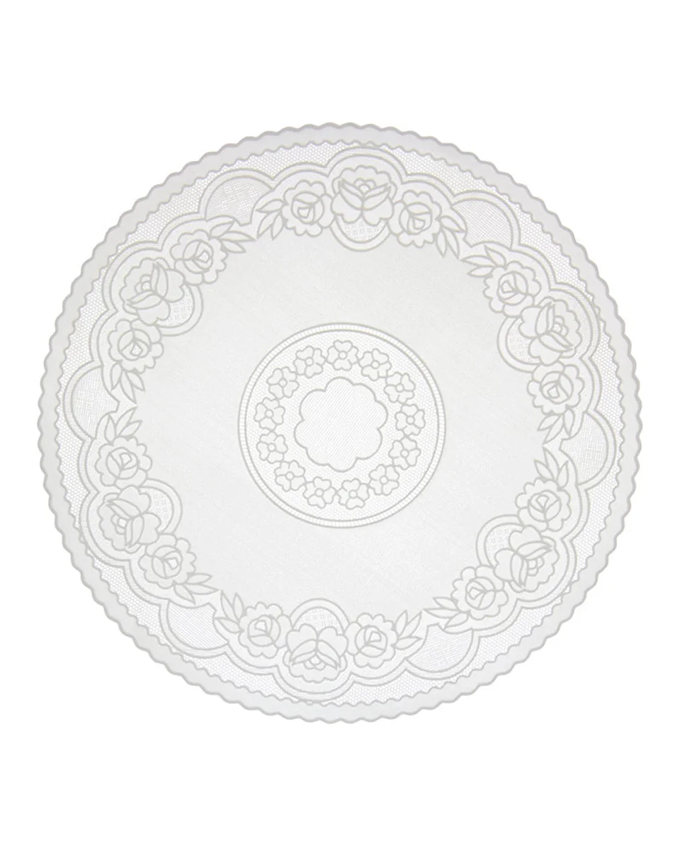 Uzoo toalha de bandeja croche — BRANCO (foto 1)