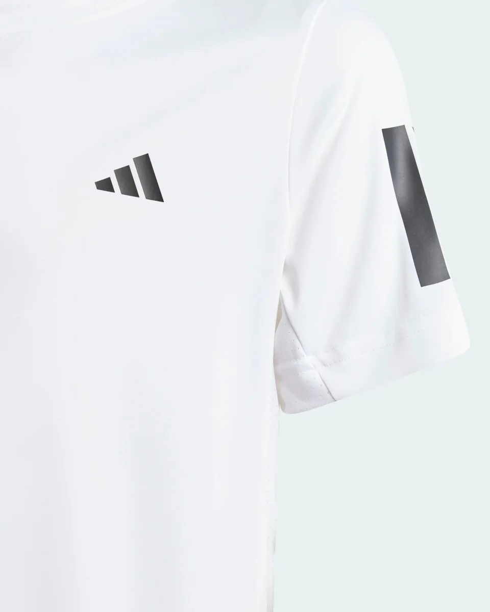 Adidas camiseta club tennis tres listras infantil — WHITE (foto 3)