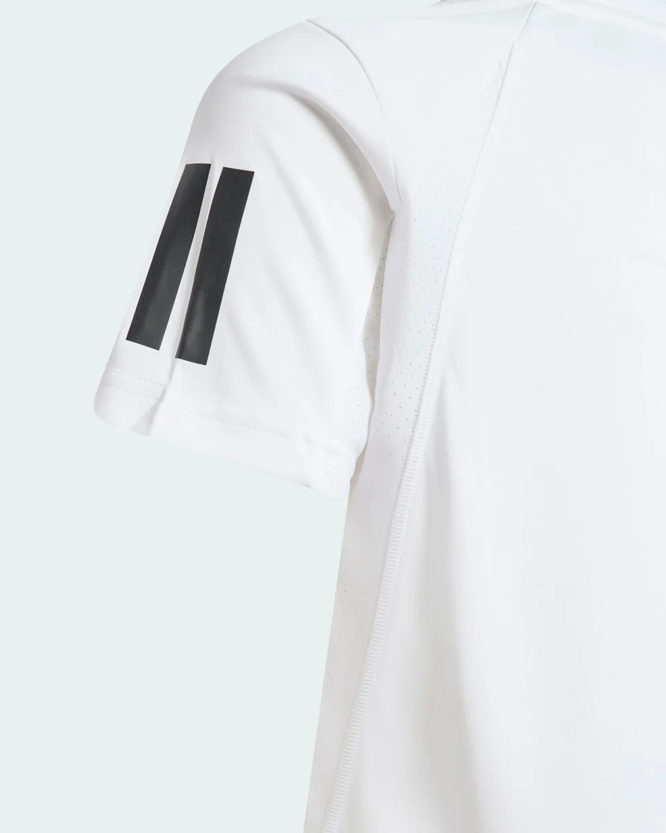 Adidas camiseta club tennis tres listras infantil — WHITE (foto 4)