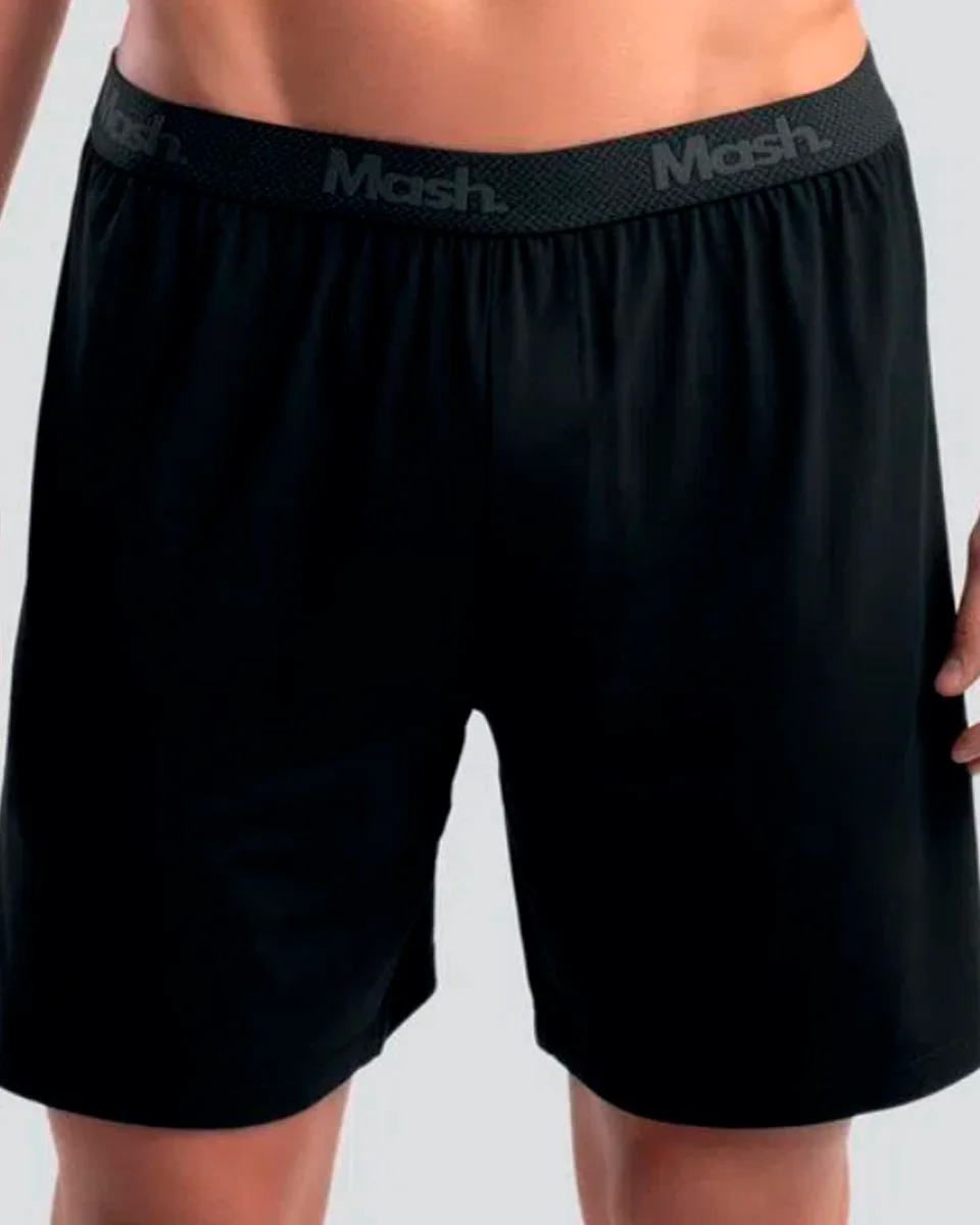 Mash bermuda modal elast bord zig zag 174.07 — PRETO (foto 1)