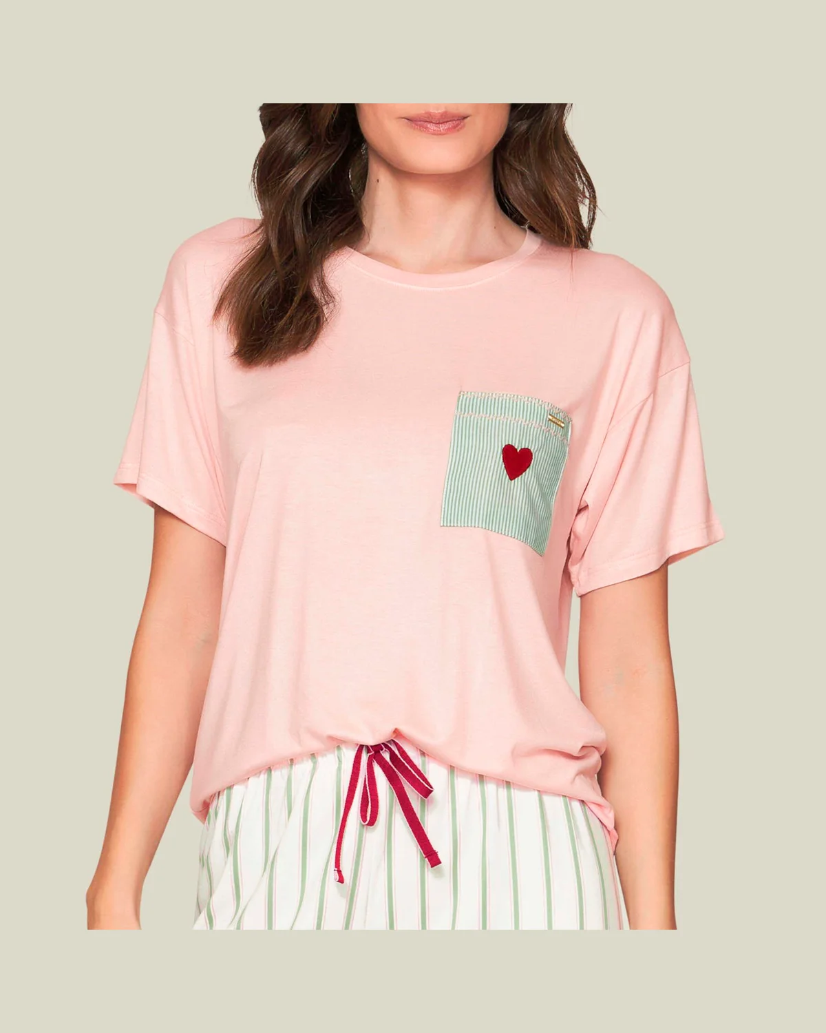 Lua luá pijama casual adore — ROSA (foto 3)