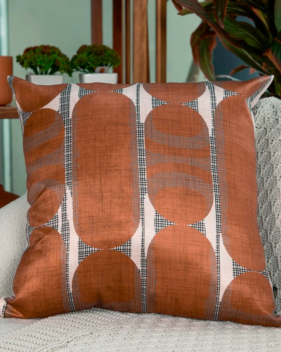 Belchior capa silk home 614 300614 — TERRACOTA/PRETO (foto 1)