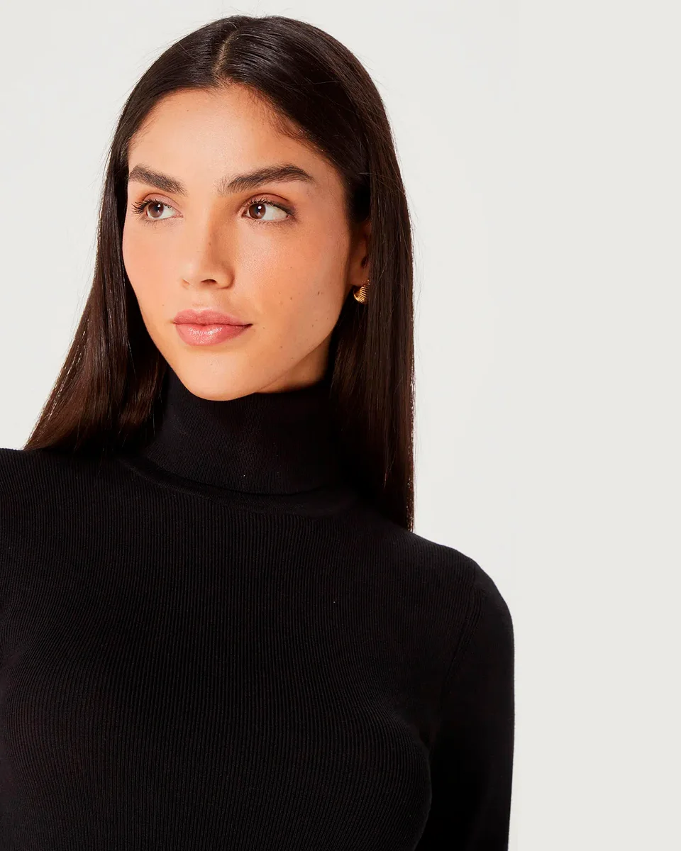 Hering blusa ml fem k4wg — PRETO (foto 2)