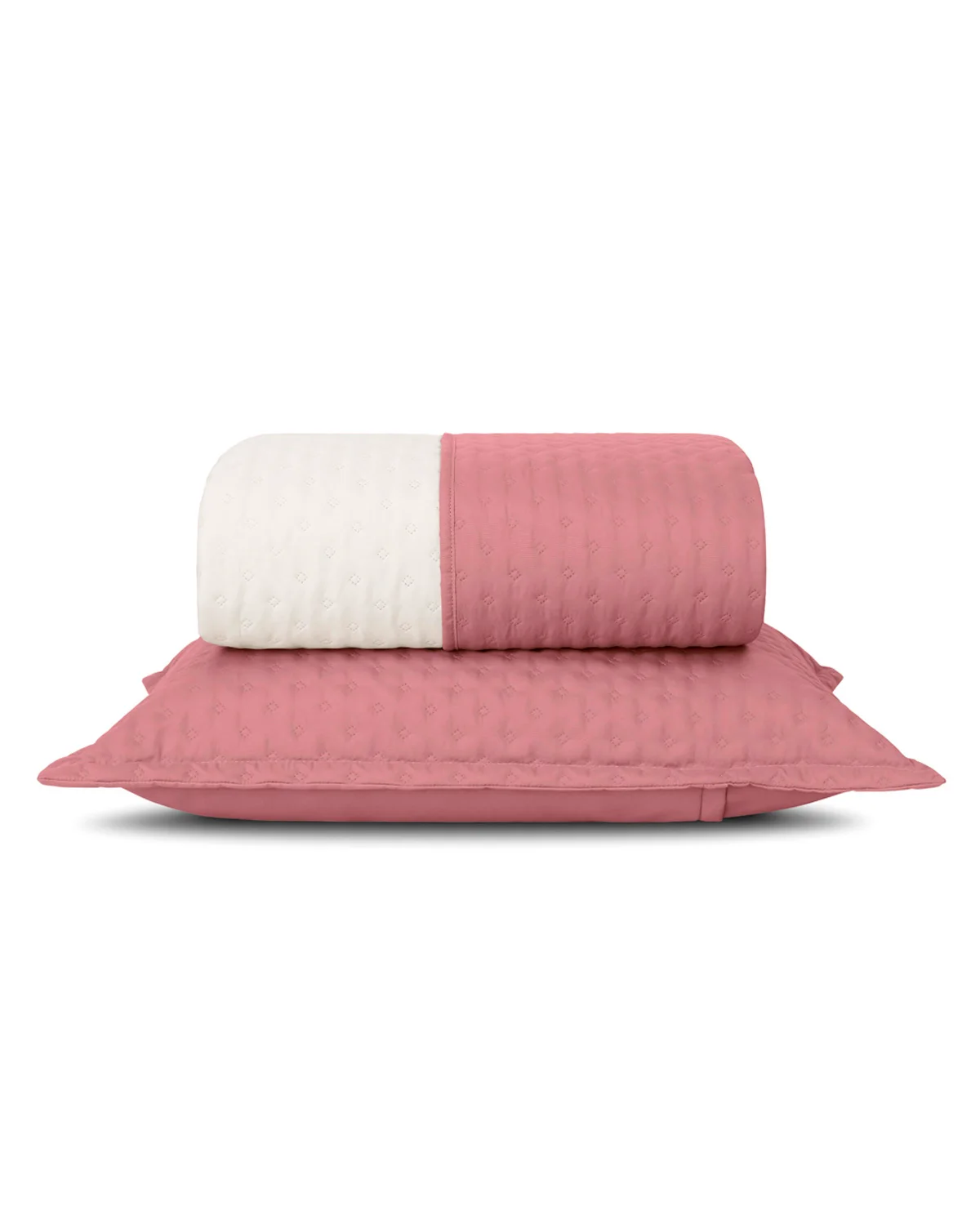 Lavive cobre leito comfy dupla face — ROSA ANTIGO/PALHA (foto 3)