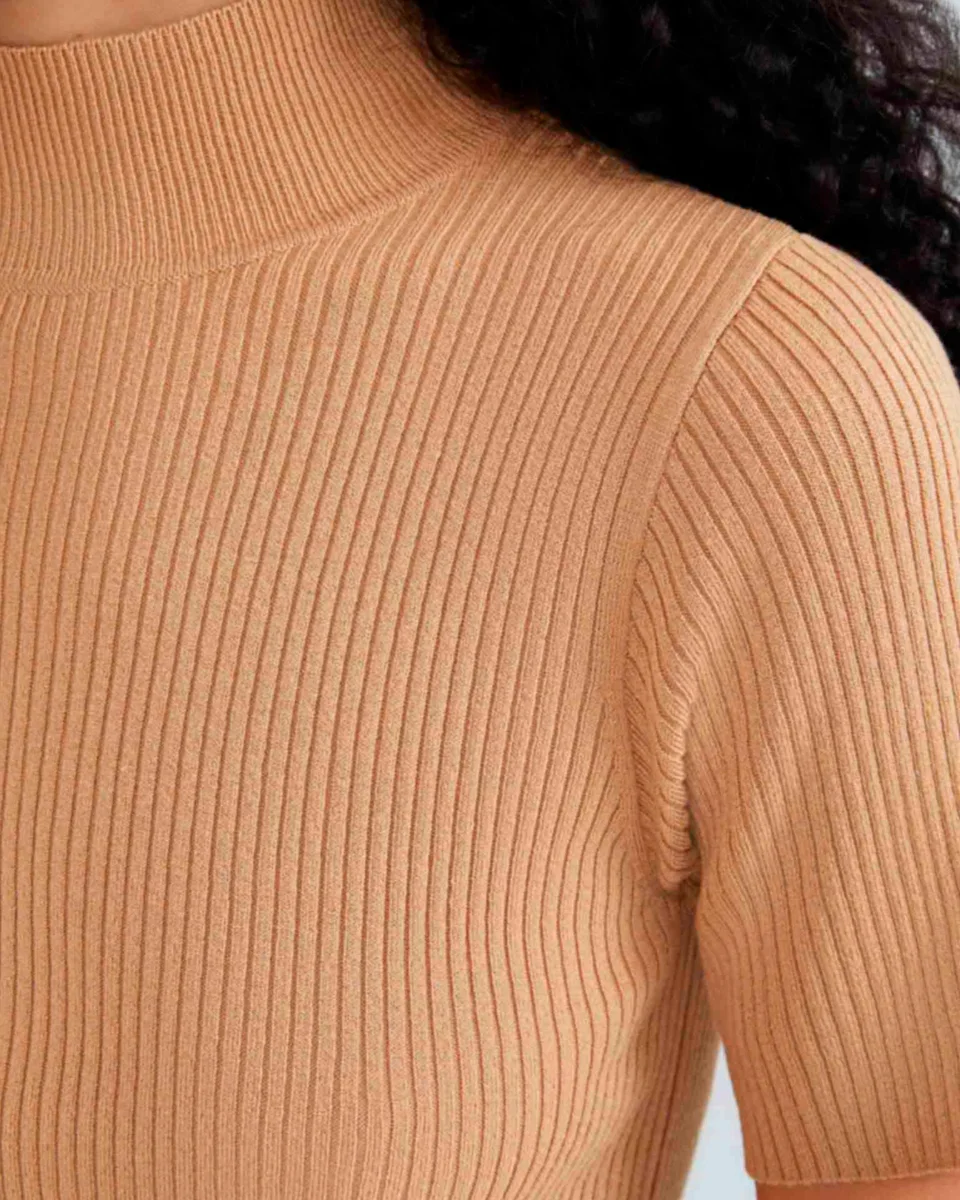 Hering blusa fem k5g4 — BEGE AREIA (foto 3)