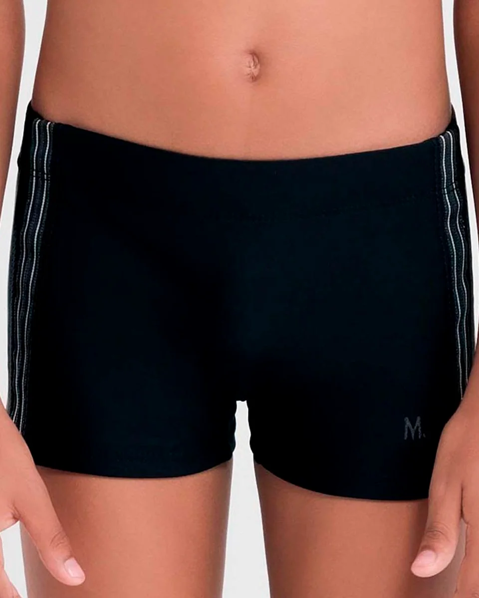 Mash sunga boxer lisa inf com fita rigida 310.85 — PRETO (foto 3)