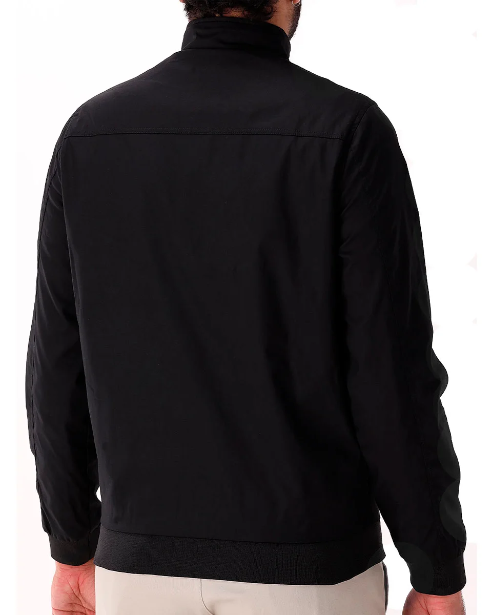 Ogochi jaqueta com ziper 026490010 — PRETO (foto 2)
