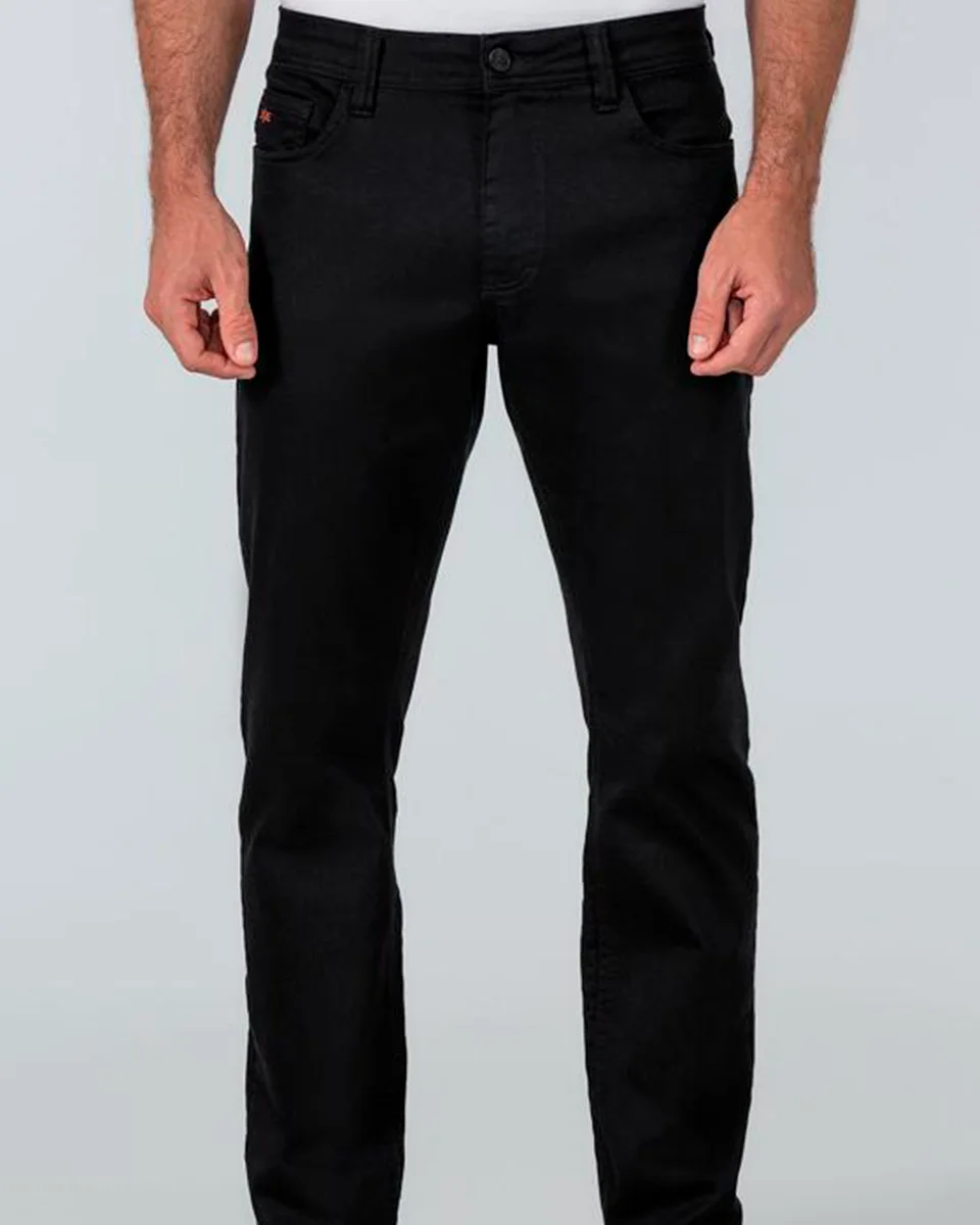 Hangar 33 calca jeans com elastano 75239 — PRETO REATIVO (foto 1)