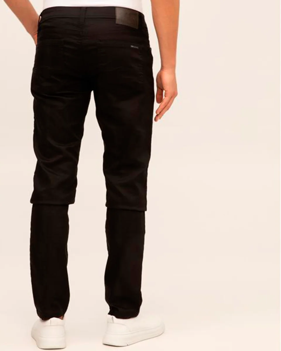 Hangar 33 calca jeans com elastano 75239 — PRETO REATIVO (foto 3)