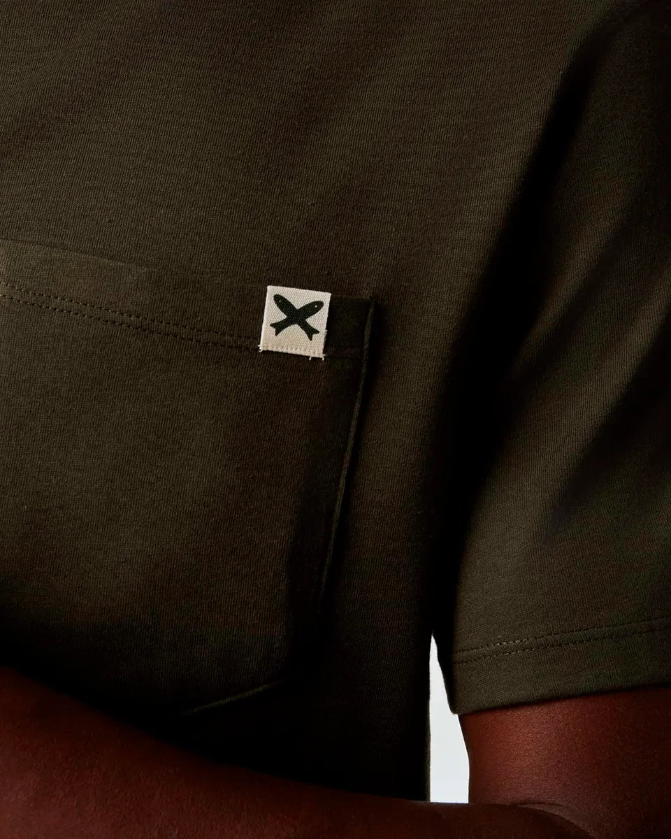 Hering pijama curto masculino com bolso 7c26 — VERDE (foto 2)