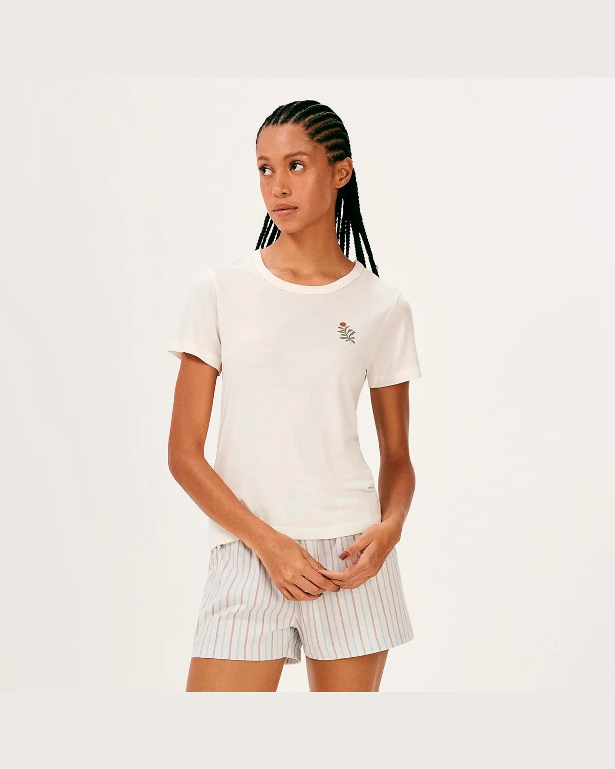 Hering pijama curto feminino estampado (foto 1)