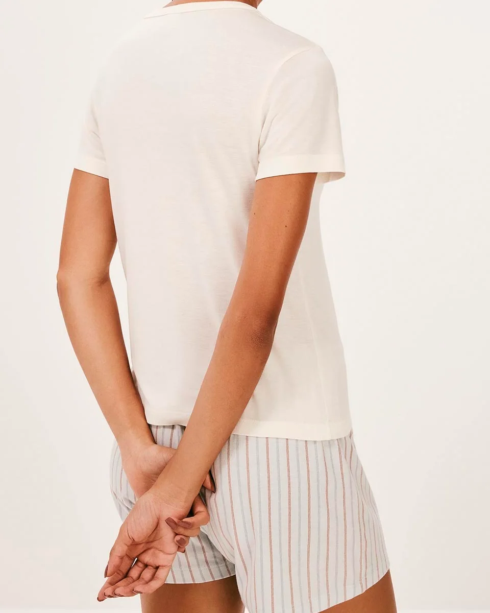 Hering pijama curto feminino estampado (foto 5)