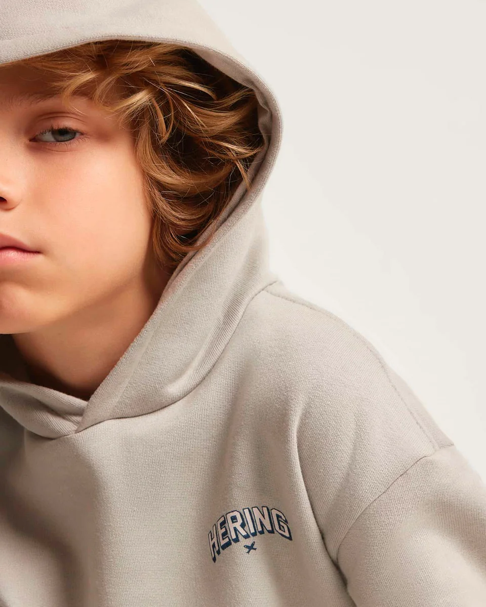 Hering kids blusao masculino infantil 5499 — CINZA (foto 4)