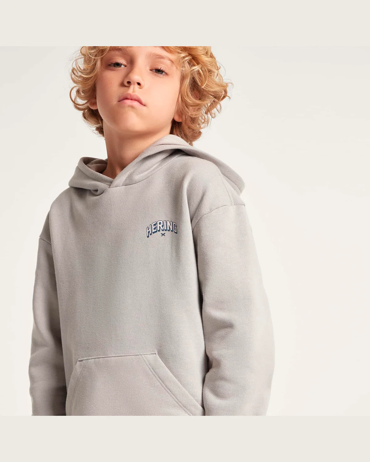 Hering kids blusao masculino infantil 5499 — CINZA (foto 3)
