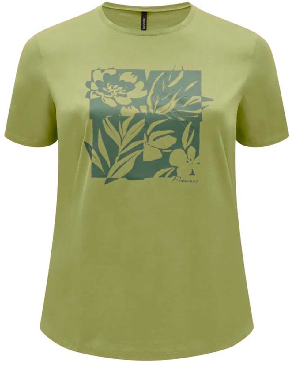 Lunender blusa meia malha penteada 69137 — VERDE KIWI (foto 1)