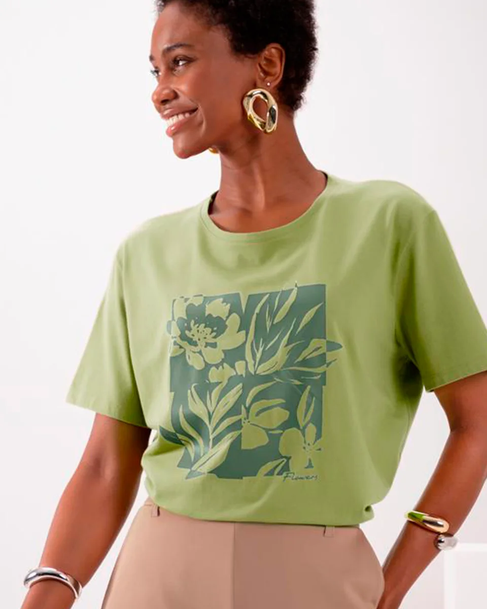 Lunender blusa meia malha penteada 69137 — VERDE KIWI (foto 2)