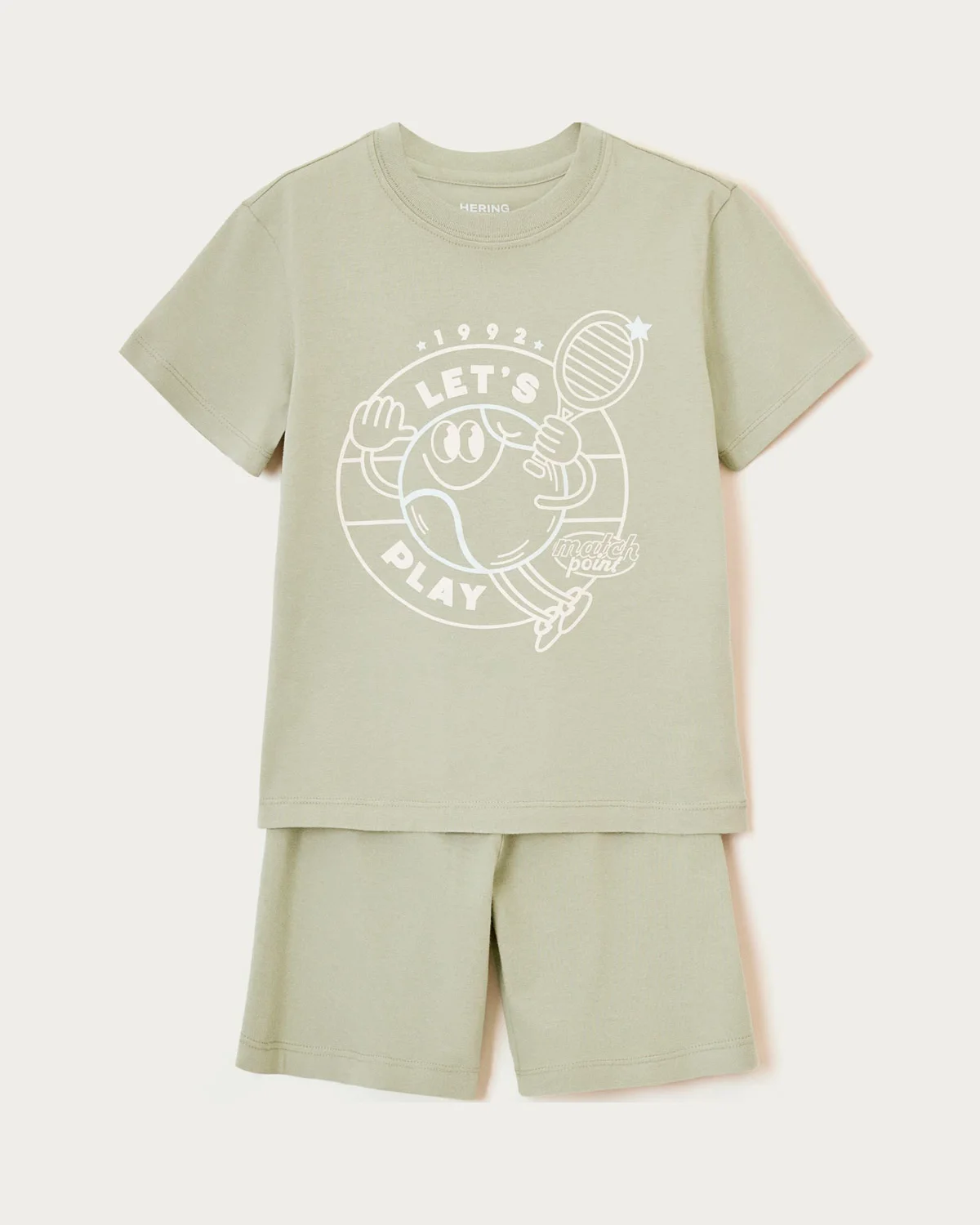 Hering pijama infantil menino curto com estampa 56dx — VERDE (foto 1)