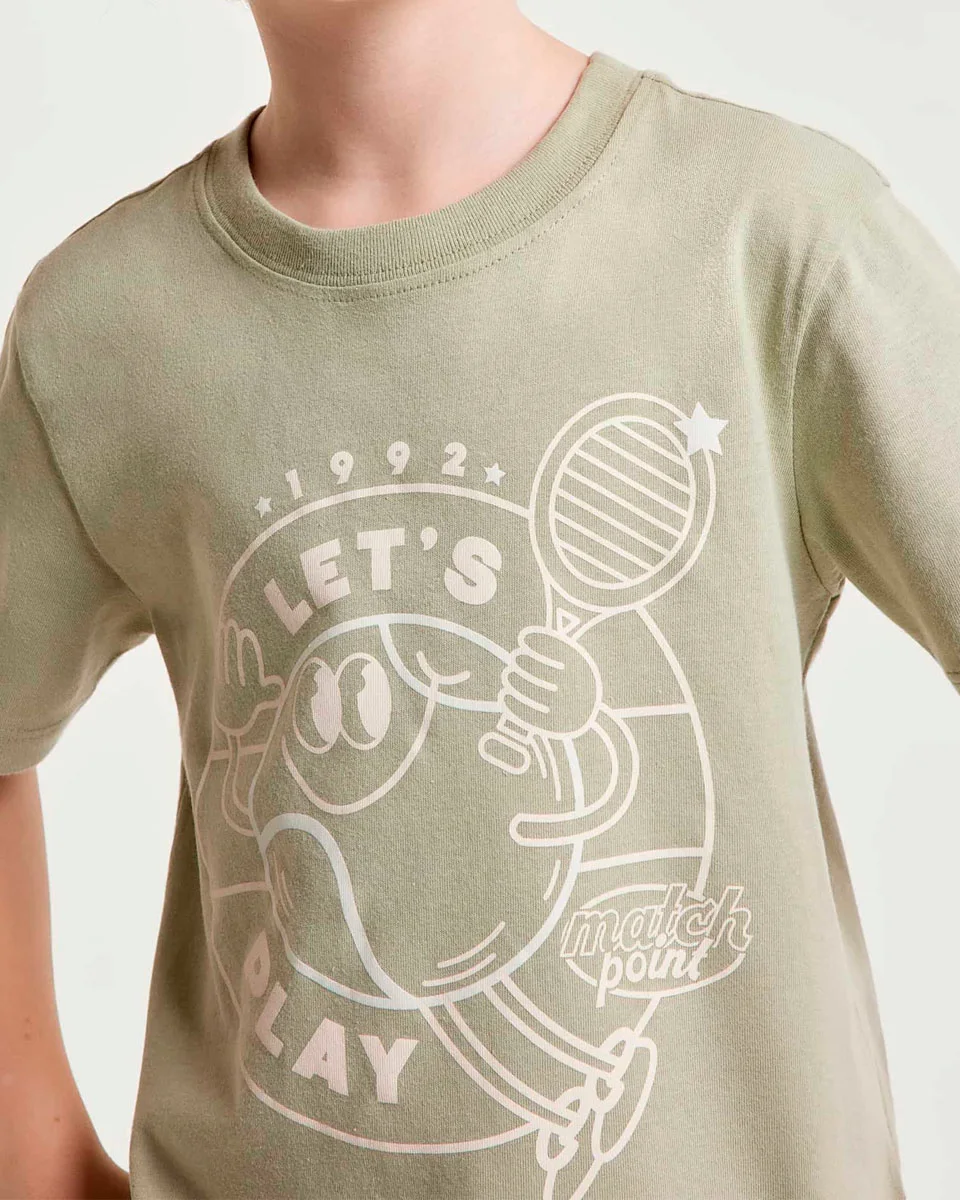 Hering pijama infantil menino curto com estampa 56dx — VERDE (foto 5)