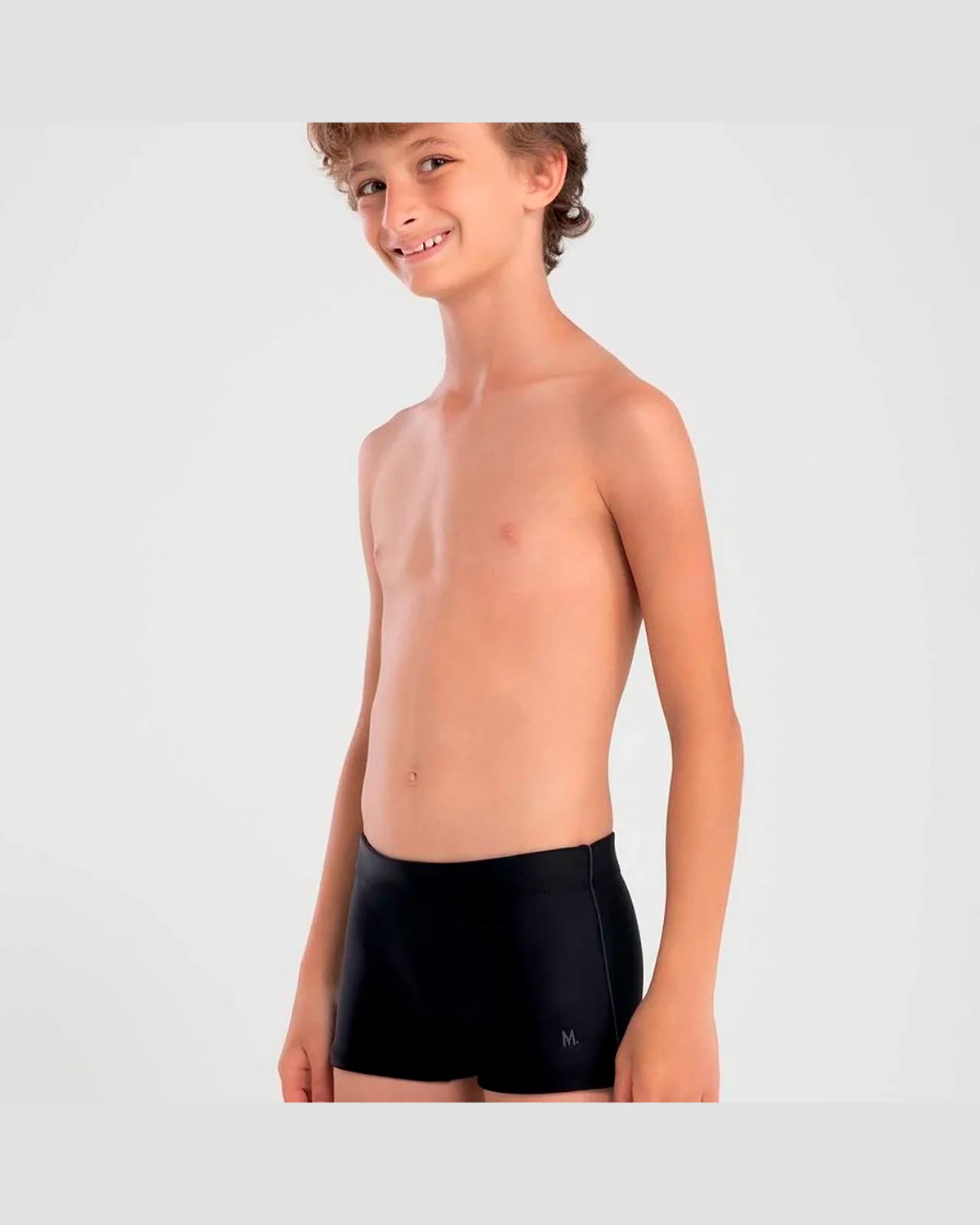 Mash sunga boxer infantil lisa com vivo lateral 310.07 (foto 2)
