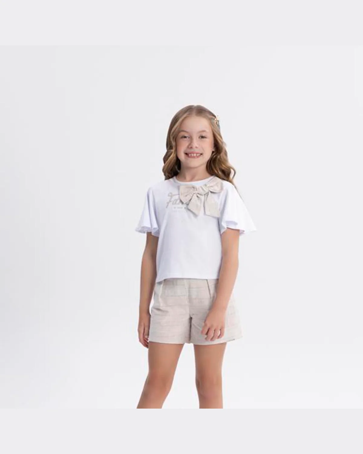 Alakazoo conjunto shorts malha cotton/t.sorelle a5225 (foto 2)